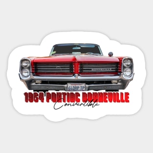 1964 Pontiac Bonneville Convertible Sticker